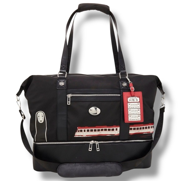 Studio Ghibli Spirited Away No-Face & Train Duttle Bag